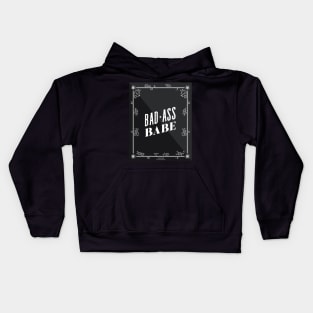 Bad Ass Babe Kids Hoodie